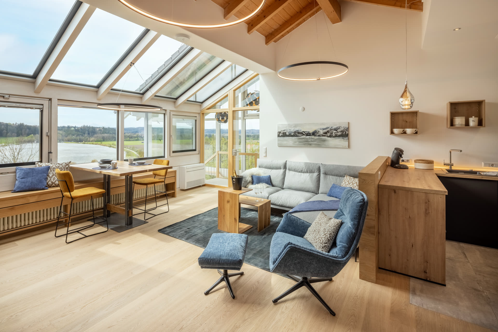 Ferienwohnung Stille X Weite in Legau mit Indoor-Sauna – Gesamtplanung und Ausbau durch DMU GmbH